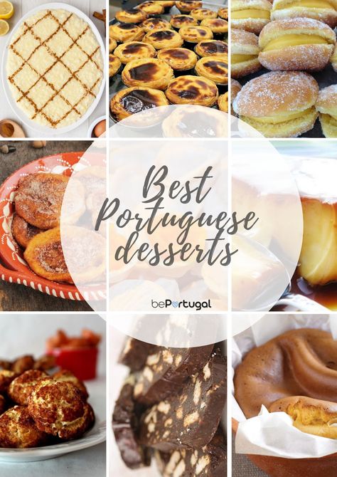 20 Mouth-Watering Portuguese Desserts (recipes included)​ We've made a list of the top 20 Portuguese desserts. Discover the most incredible Portuguese sweets, pastries and desserts and their recipes. Portuguese Dessert Recipes, Portuguese Sweet Bread, International Desserts, Portuguese Desserts, Around The World Food, Portuguese Cuisine, Hispanic Food, Brazilian Food, Portuguese Recipes