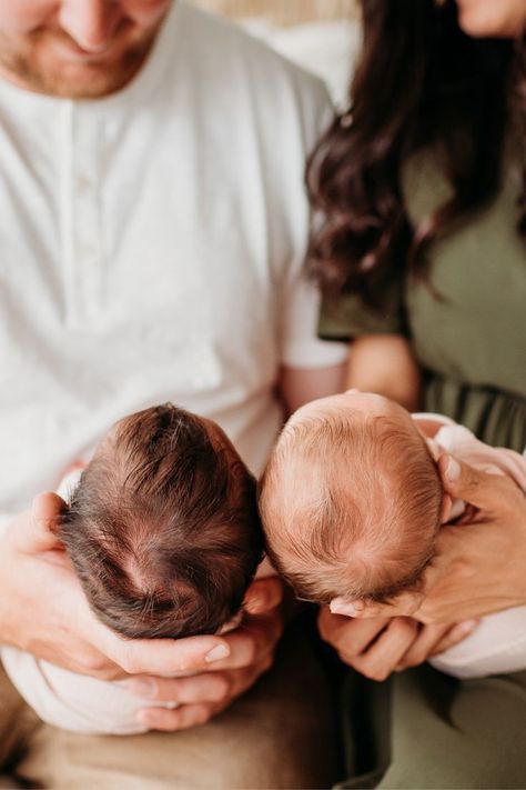 Newborn Twin Photos, Twin Baby Photography, Boho Newborn, Twin Baby Photos, Twins Photography, Newborn Family Pictures, Waukesha Wisconsin, Newborn Twins Photography, Twin Pictures