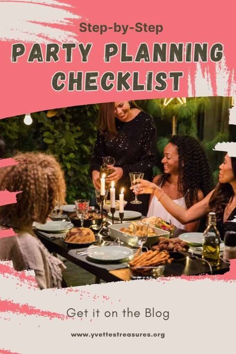 Party Planning Checklist: Best Steps For A Successful Event - Best Online Gift Store Birthday Party Planning Checklist, Party Planning Checklist, Party Plan, Adult Birthday Party, Planning Checklist, Online Gift, Menu Planning, Gift Store, Perfect Party