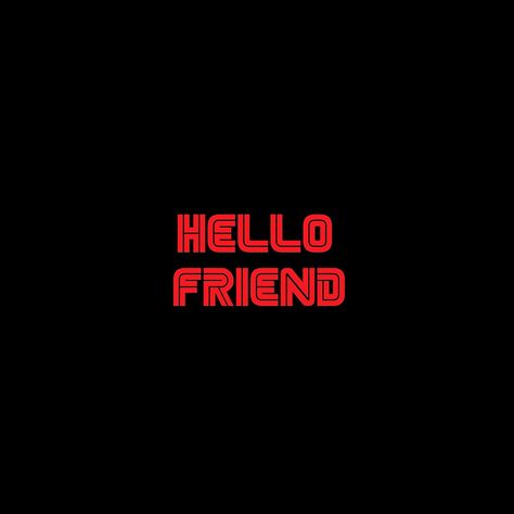 Mr. Robot - Hello friend by SpaceNigiri Mr Robot Wallpapers, Mr Robot, Hello Friend, Wallpapers, Tv, Red, Black