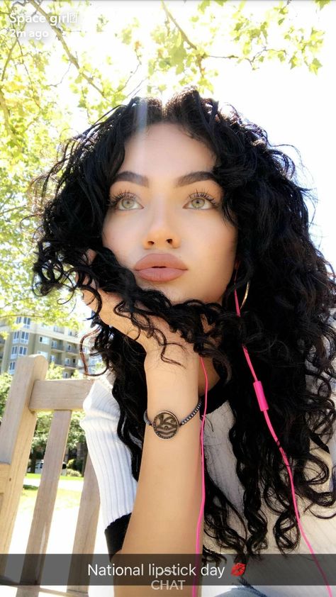 Black Curly Hair Pale Skin, Pale Skin Curly Hair, Curly Hair Pale Skin, Jet Black Curly Hair, Pale Skin Dark Hair, Long Curly Black Hair, Black Hair Pale Skin, Best Haircuts For Women, Hair Pale Skin