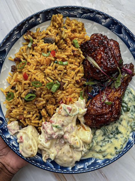 Lunch Meal Aesthetic, Cultural Food Around The Worlds, Healthy Meals Black People, Lunch Aesthetic Instagram, Different Cultures Food, Sunday Kos, Black People Food, Aesthetic Amigurumi, Cooking Soul Food