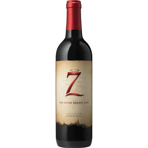 7 Deadly Zins 750ml Zinfandel Wine, Red Blend Wine, Match Bottle, Garnet Color, Vanilla Spice, Cake Vanilla, Wine Varietals, Healthy Teas, Vegetable Drinks