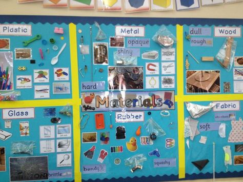 Year 1 Science Materials Display, Year 1 Materials Science Activities, Science Materials Display, Materials Display Ks1, Materials Year 1, Teaching Materials Science, Year 1 Science, Science Materials, Science Display