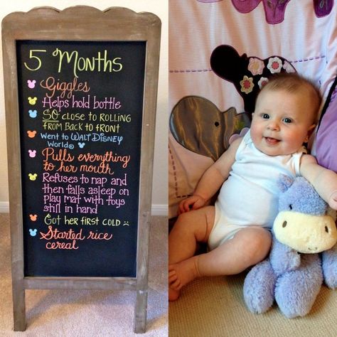 8 Month Baby, 5 Month Baby, Baby Captions, 5 Month Old Baby, 4 Month Old Baby, Chalkboard Baby, 4 Month Baby, Baby Milestones Pictures, Baby Month Stickers