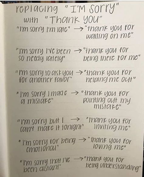 Stop apologizing and look for gratitude instead #wednesday #wednesdaywisdom #stopsayingsorry #thankful #bethankful #begrateful #stopapologizing #gratitude #gratitudejournal #sorrynotsorry #growth #growthmindset Say Im Sorry, Saying Sorry, Power Of Positivity, School Counselor, I'm Sorry, Im Sorry, The Words, Picture Quotes, Self Improvement