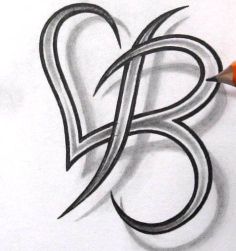 Letter B Tattoo, Name Tattoos On Wrist, Tattoo Fonts Alphabet, Tattoo Lettering Design, Fancy Writing, B Tattoo, Tattoo Font, 1 Tattoo, Lettering Styles