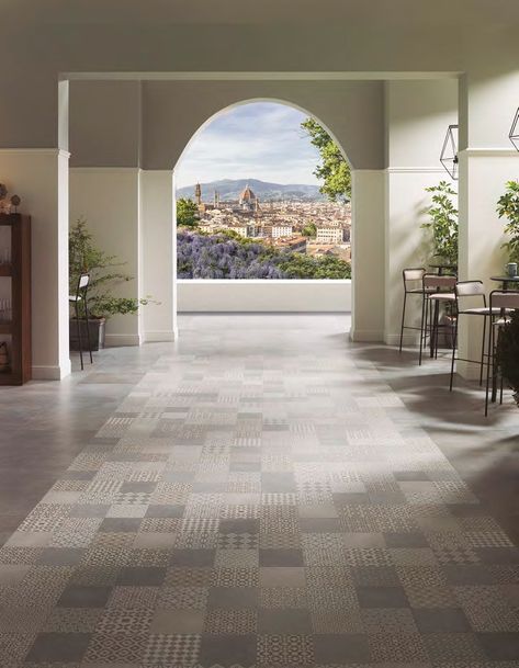 Porcelanosa Marbella Stone Porcelain stoneware for indoor floor tiles Indoor Floor Tiles, Porcelanosa Tiles, Hydraulic Tiles, Stone Collection, Floor Tiles, Outdoor Design, Marbella, Shades Of Grey, The List