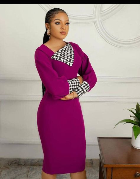 Office Gown Corporate, Corporate Office Dress Styles, Suit Gown For Ladies, Cooperate Gowns For Women, Official Wear For Ladies Classy, Latest Office Dresses For Ladies, Cooperate Gown For Ladies, Coperate Outfits, Corporate Gowns For Church