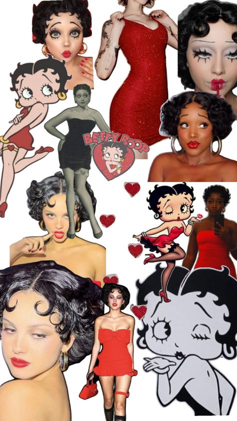 Betty Boop Makeup, Betty Boop Halloween, Betty Boop, Halloween