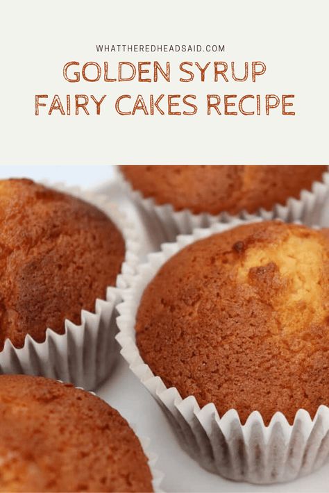 Golden Syrup Cake Recipe, Recipes Using Golden Syrup, Fairy Cake Recipe, Fairy Cakes Recipe, Easy Traybakes, Golden Syrup Recipes, Golden Syrup Cake, Almond Slice, Madeira Cake Recipe