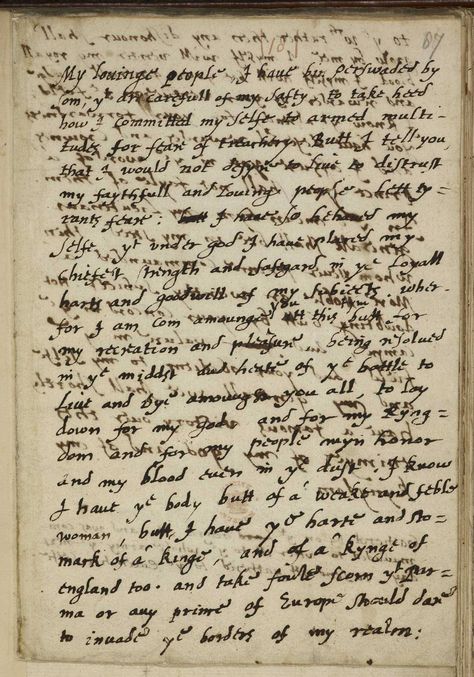 Recording of England's Queen Elizabeth I's famous speech at Tilbury. Queen Elizabeth 1, Clara Barton, Elizabeth 1, Famous Speeches, Tudor England, Tudor Dynasty, King Of England, Spanish Armada, History Of England