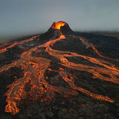 2-Hour Volcano Hike to Fagradalsfjall Volcano | Meet on L... Volcano Hike, Iceland Volcano, Volcano Eruption, Water Energy, Mysterious Places, Lava Flow, Active Volcano, Holiday Books, Natural Phenomena