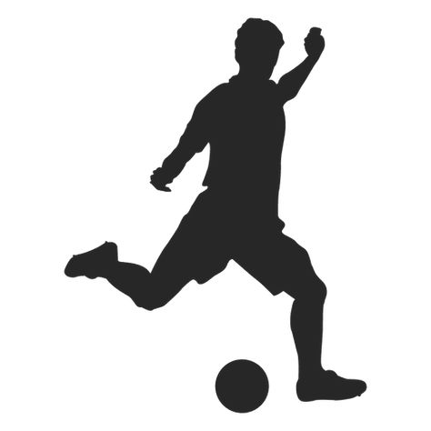 Soccer Silhouette, Football Silhouette, Sports Wall Decals, England Players, Soccer Birthday, Sports Wall, Silhouette Png, Sports Wallpapers, Silhouette Art