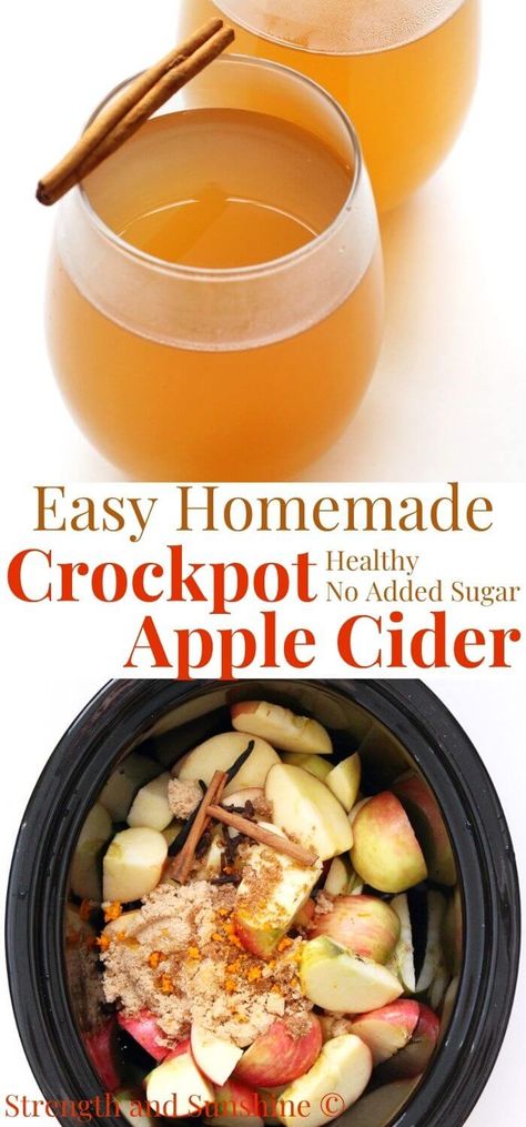 Crock Pot Apple Cider, Crockpot Apple Cider, Hot Apple Cider Recipe, Autumn Drink, Homemade Cider, Recipe Storage, Crockpot Apple, Making Beer, Cider Drinks