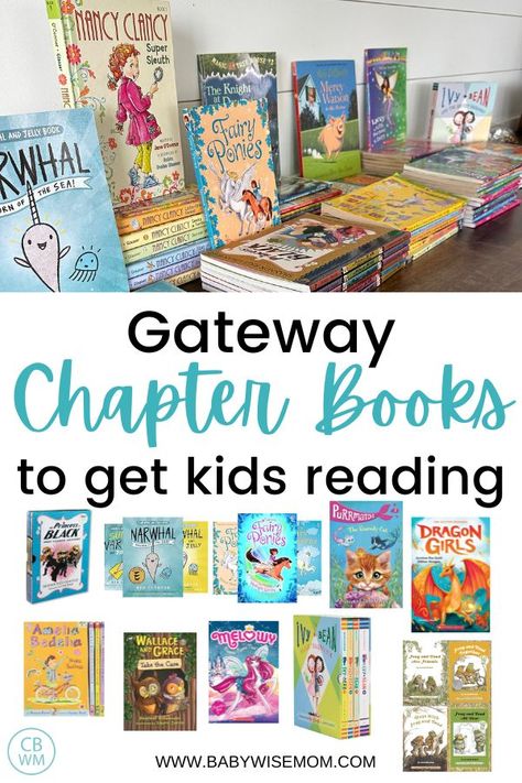 These easy to read chapter books are perfect for beginning readers. They will get your kiddo hooked and wanting to read more and more! Some kids resist leaving picture books and reading chapter books, but this list will help you find something your child will have an interest in and be willing to give chapter books a try. Best Books For 1st Graders, First Grade Chapter Books, 1st Grade Books To Read, Grade 2 Books, Beginner Reading Books, Picture Books For 3rd Grade, Chapter Books For 1st Grade, Chapter Books For 2nd Grade, 1st Grade Chapter Books