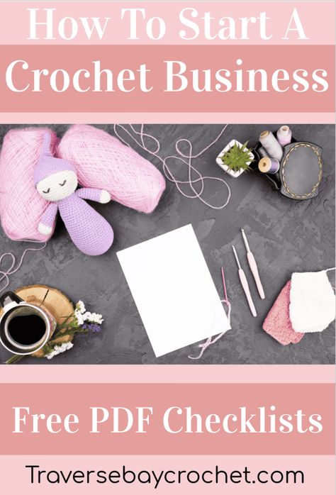 All the essentials on how to start a crochet business! Whether you are looking to sell your finished items or start your own website and write patterns. Everything you need, complete with printable PDF checklists! Starting A Crochet Business, How To Start A Crochet Business, Business Paperwork, Business Checklist, Crochet Business, Craft Store, Own Website, Craft Stores, To Sell