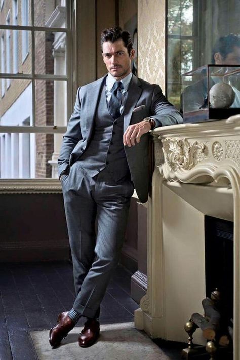 Nose Model, David Gandy Style, Jonathan King, A Man In A Suit, Man In A Suit, David James Gandy, Rina Kent, Slim Fit Blazer, Men With Street Style