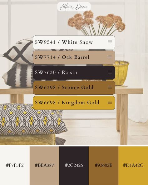 Warm earth tone color palette with mustard yellow 💛 #colorpalette #mustardyellow #mustardcolor #earthycolors Mustard Color Pallete, Mustard Yellow Pallet Colour Palettes, Earth Tone Yellow, Mustard Pallet, Yellow Earth Tone Color Palette, Warm Earth Tone Color Palette, Website Colors, Tone Color Palette, Earth Tone Color Palette