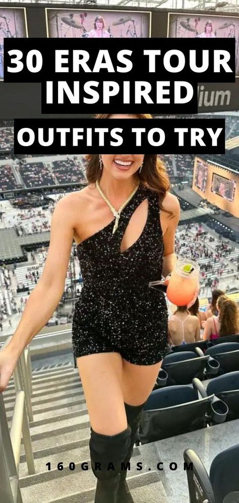 Pin this for a fashion extravaganza! Get inspired by these Taylor Swift era tour outfit ideas to steal the spotlight. Elevate your style game and stand out from the crowd. #FashionInspo #TaylorSwiftStyle #OutfitIdeas Ideas For Taylor Swift Concert Outfit, Taylor Swift Theme Outfit, Toronto Eras Tour Outfits, Taylor Swift Different Eras Outfits, Taylor Swift Outfits For Eras Tour, Gold Rush Eras Tour Outfit, Eras Tour Outfits Sneakers, Eras Tour Unique Outfits, Country Eras Tour Outfits