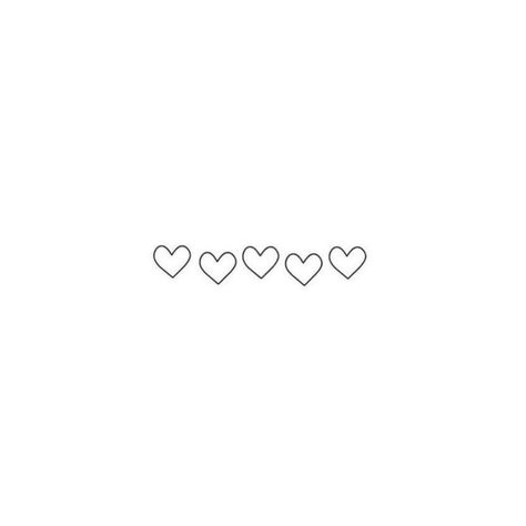 5 Small Hearts Tattoo, 5 Heart Tattoo, 5 Hearts Tattoo, Heart Outline Tattoo, Love Heart Tattoo, Hearts Tattoo, Small Heart Tattoos, Heart Tattoos, Three Hearts