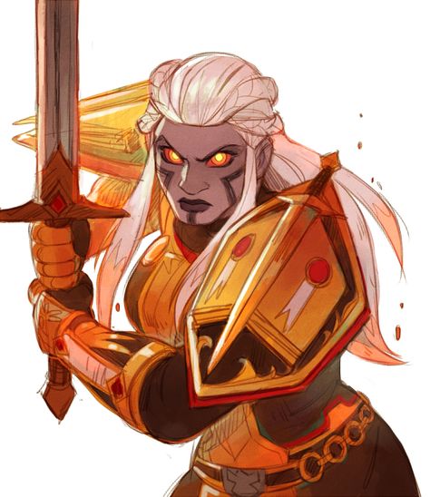 Drkav Art, Genasi Paladin, Fire Genasi, Dnd Paladin, Arte Heavy Metal, Fantasy Races, 5 Anime, Dungeons And Dragons Characters, Dnd Art