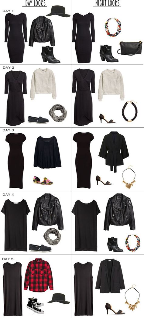 5 Black Dresses transitioned from Day looks to Night looks for fall and winter. #outfitideas Black Dress Outfit Winter, Black Outfit Winter, Black Dress Winter, Black Dress Outfit, Little Black Dress Outfit, Outfit For Work, Wear Black Dresses, Basic Black Dress, Winter Dress Outfits