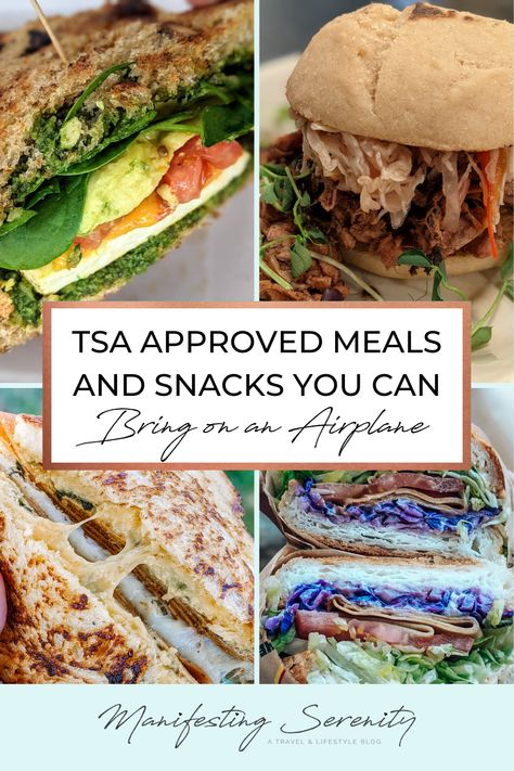 Here is your ultimate guide to TSA Approved meals & snacks that you can bring for your next airplane adventure! Say goodbye to plastic waste and travel with peace of mind, knowing these TSA approved snacks options are allergy-friendly. #tsaapprovedsnackscarryon #airplanespprovedsnacks #airplanesnacksforlongflight #tassnacks #airplanesnacks Tsa Approved Snacks, Plane Snacks, Airplane Snacks, Airplane Food, Veggie Chips, On An Airplane, Travel Snacks, Cold Pasta, Snack Options