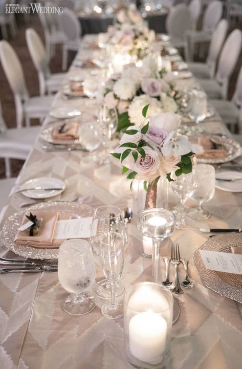 Modern Mixed Metal Wedding Table Setting, Copper Wedding Ideas | ElegantWedding.ca #weddingtable Mixed Metal Wedding, Mixed Metals Wedding, Bff Wedding, Weddings Idea, Wedding Table Setting, Colour Themes, Metallic Wedding, Metal Wedding, Table Decorating