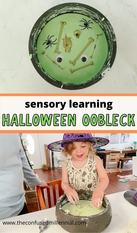 Potions For Kids, Oobleck Recipe, Halloween Experiments, Halloween Stem Activities, Animal Facts For Kids, Halloween Activities For Toddlers, Toddler Sensory Bins, Halloween Sensory, Halloween Toddler