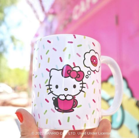 Cottagecore Icons, Hello Kitty Collection, Sanrio Characters, Easter Baskets, Vision Board, Hello Kitty, Spa, Kitty, Mug