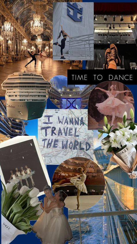 Torn Between being a ballerina or a cruise ship dancer. Either way dance is the answer! #MCBSMMFall24 #MCBCollageChallenge2024 Passion Project, Cruise Ship, My Passion, Dancer, Vision Board, Romance, I Can, Travel