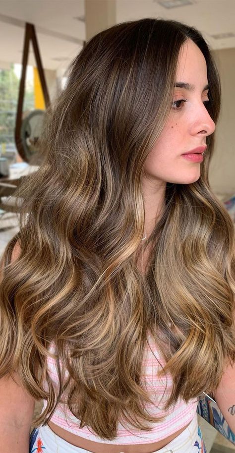 Cute Summer Hair, Brown Hair Inspiration, Balayage Blond, Brown Hair Looks, Dirty Blonde Hair, Brown Hair Balayage, Blonde Hair Inspiration, Honey Hair, Summer Hair Color For Brunettes