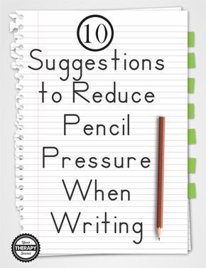 Some students press too hard during handwriting tasks. Here are 10 suggestions to reduce pencil pressure when writing from Your Therapy Source. Occupational Therapy Handwriting, Handwriting Without Tears, Handwriting Activities, Handwriting Analysis, Improve Your Handwriting, Improve Handwriting, Deep Breathing, Pediatric Therapy, Writing Therapy