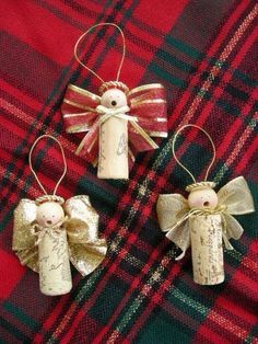 christmas crafts                                                                                                                                                     More Cork Angels, Wine Cork Ornaments, Cork Ornaments, Wine Cork Crafts, Angel Crafts, Cork Crafts, Christmas Ornaments Homemade, Noel Christmas, Angel Ornaments