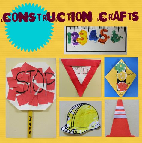 Road Builders Activities, Construction Daycare Theme, Construction Literacy Activities Preschool, Things We Build Preschool Crafts, Community Helpers Art Activities For Preschoolers, Construction Art Preschool Projects, Construction Theme Lesson Plans, Community Helpers Preschool Construction Worker, Community Helpers Transportation Preschool