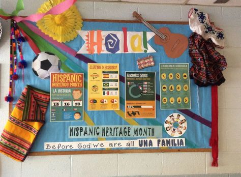 Hispanic Heritage Classroom Display Photo - SparkleBox Argentina Classroom Decoration, Spanish Heritage Month, Hispanic Heritage Month Bulletin Board, Hispanic Heritage Month Crafts, Hispanic Heritage Month Activities, Spanish Classroom Decor, Boards Ideas, Spanish Heritage, Spanish Lesson Plans