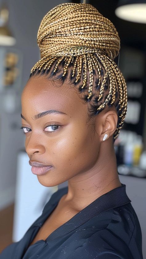 Unleash Your Inner Goddess: 22 Stunning Blonde Knotless Braids Singles Hairstyles, Traditional Box Braids, Hair Staly, Blonde Knotless Braids, Protective Styles For Natural Hair Short, Blonde Knotless, Knotless Braids Hairstyles, Hair Styles Long Hair, Latest Hair Braids