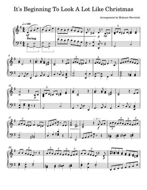 Sheet music : https://bit.ly/3mFIIcN Оnline review of the song with piano teacher: https://bit.ly/30oQ63K Learn song "It's Beginning to Look a Lot Like Christmas" with Piping Hot piano tutorial or from official sheet music at the top of the description! #Itsbeginningtolookalotlikechristmas #michaelbublé #piano #pianotutorial #pianocover #instrumentalmusic #visualizerpiano #synthesia #arrangement #sheetmusic #howtoplaypiano #cover #lyric #beginnerssynthesia #christmasmusic #christmassong Christmas Piano Sheet Music, Xmas Music, Piano Music Sheet, Christmas Piano, Christmas Lyrics, Christmas Sheet Music, Piano Songs, Piano Cover, Piano Tutorial