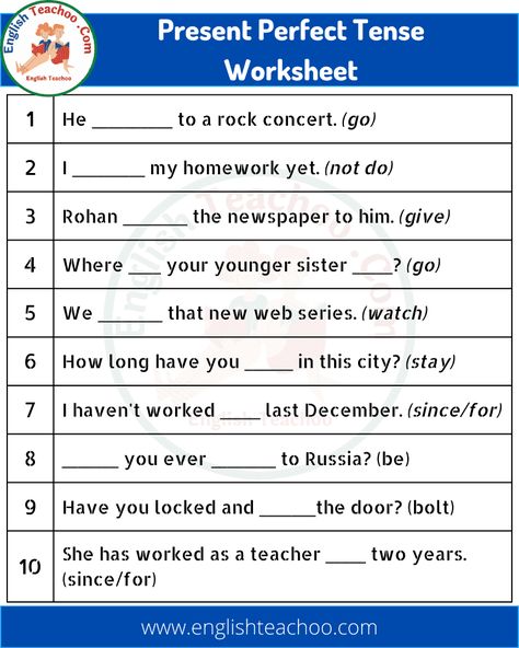 Present Perfect Tense Worksheet with Answers pdf 1 Present Tense Worksheets With Answers, Perfect Tenses Worksheets, Present Perfect Tense Worksheets, Past Perfect Tense Exercises, Present Perfect Tense Exercises, Tense Worksheet, Tenses Rules, Present Perfect Tense, Tenses Exercises