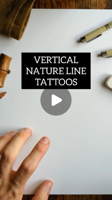 Josh Duke ~ Illustrator on Instagram: "Vertical Nature Line Tattoos" Vertical Nature Tattoo, Vertical Line Tattoo, Vertical Tattoo, Nature Line, Nature Tattoo, Line Tattoo, Illustrators On Instagram, Line Tattoos, Tattoo Ideas