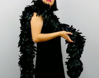 Black Feather Boa, Decor For Your Room, Feather Boas, Fabric Steamer, Room Store, Magical Accessories, Bridal Crown, Black Feathers, Women's Costumes