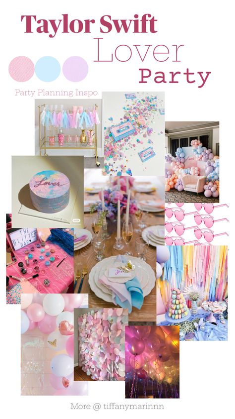 Lover Party Taylor Swift, Taylor Swift Lover Party, Taylor Swift Party Ideas, Lover Taylor Swift, Taylor Swift Birthday Party Ideas, Lover Album, Lover Taylor, Taylor Swif, Taylor Swift Lover