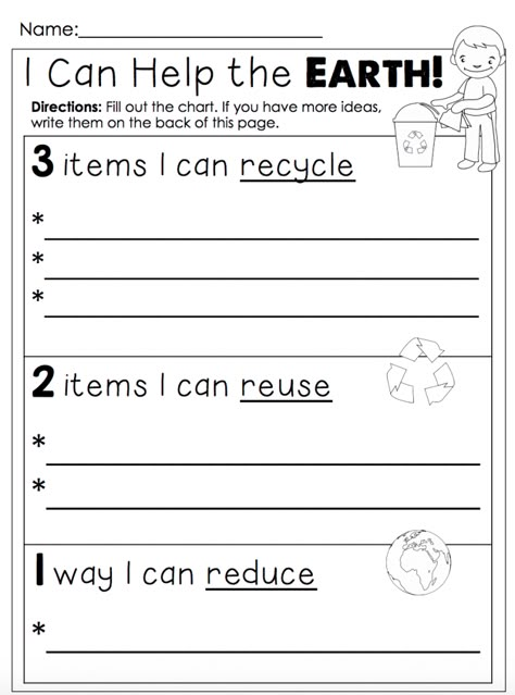 Earth Day Worksheets - Best Coloring Pages For Kids Earth Day Worksheets, Earth Week, Earth Day Projects, About Earth, 1st Grade Science, Earth Day Crafts, Earth Day Activities, Kindergarten Science, Science Worksheets