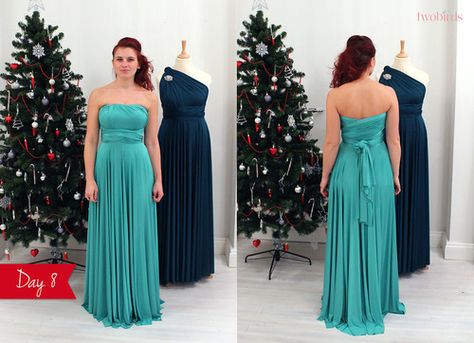 Infinity Dress Tutorial, Infinity Dress Ways To Wear, Infinity Dress Styles, Multiway Bridesmaid Dress, Infinity Dresses, Infinity Dress Bridesmaid, Multiway Dress, Wrap Dress Styles, Multi Way Dress