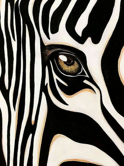 Art Moderne Interior Design, Art Moderne Interior, Interior Design Art Deco, Art Deco Style Interior, Zebra Painting, Zebra Art, Afrikaanse Kunst, Soyut Sanat Tabloları, Afrocentric Art