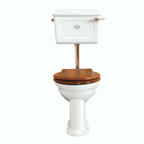 Traditional Low-level Toilet Set | Thomas Crapper Thomas Crapper, Victorian Style Bathroom, Low Level Toilet, Style Toilet, Downstairs Loo, Cast Iron Radiators, Rustic Bathrooms, Architectural Antiques, Bath Hardware