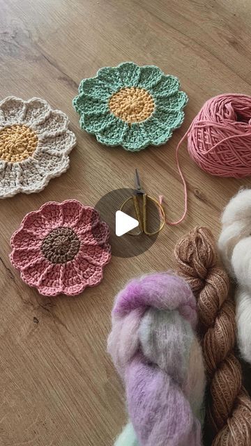 Tutorial Crochet, Crochet Flower Tutorial, August 19, Flower Tutorial, Crochet Motif, Crochet Tutorial, Crochet Flowers, Video Tutorial, Macrame