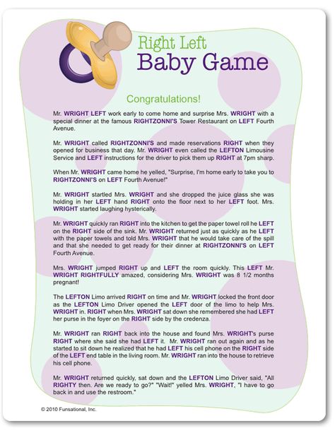 Printable Right Left Baby Game - A Special Dinner Out Minion Funny, Modern Baby Shower Games, Grumpy Cats, Texts Funny, Shower Prizes, Baby Shower Prizes, Epic Texts, School Funny, Baby Shower Stuff