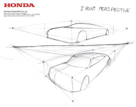 Car In 1 Point Perspective, Vehicles In One Point Perspective, Perspective Vehicle Drawing, Vehicles In Perspective Drawing, Cars In Perspective Drawing, Car Perspective Sketch, Car Drawing Perspective, How To Draw Cars Perspective, Vehicles In Perspective